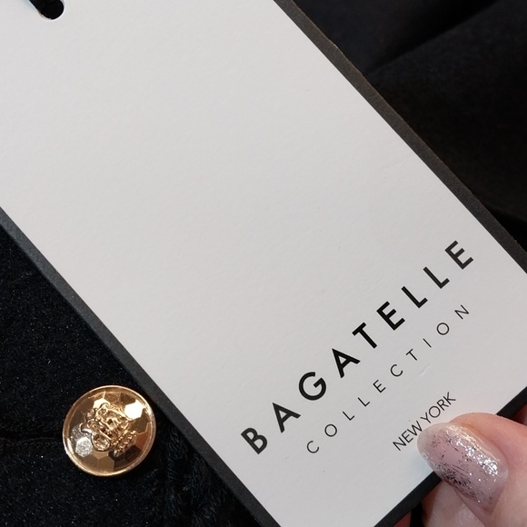 NWT XL BAGATELLE Chic Navy Women's Blazer with Gold Accents - Picture 6 of 17